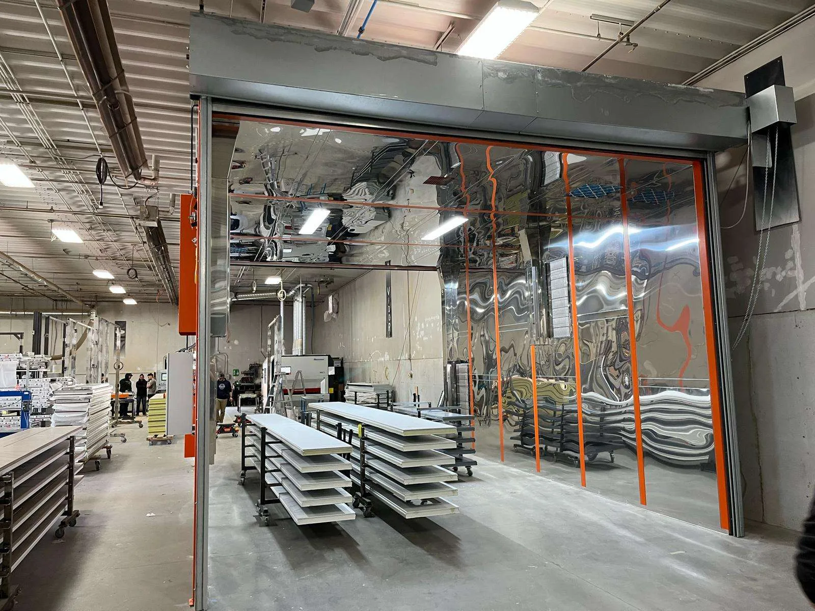 Blackwoods paint spraying booth