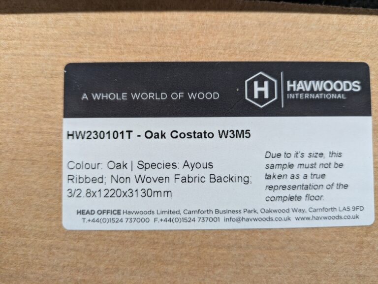 HW230101T - Oak Costato W3M5